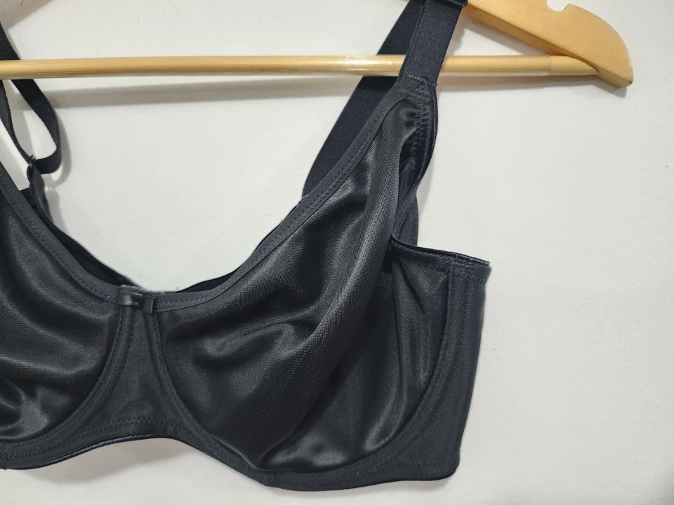 Sujetador Fantasie Suavizante Balcón Con Aros Sin Forro 4520 Negro EE. UU. Talla 34 DDD Foto 4 de 4