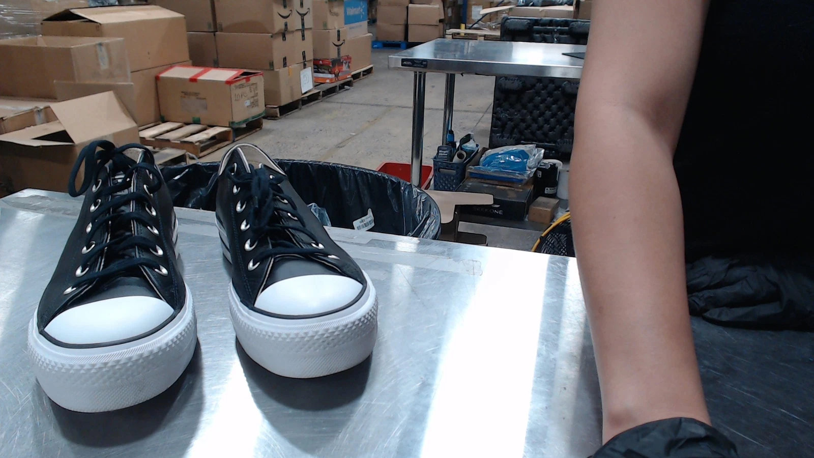 Come Nuovo_Converse Donna Chuck Taylor All Star Lift Clea_Nero Bianco10 5