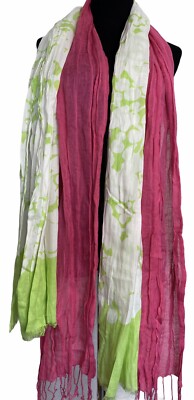 Lot Of Scarves Scarf BP Nordstrom J Crew Spring Pink Green White Floral 