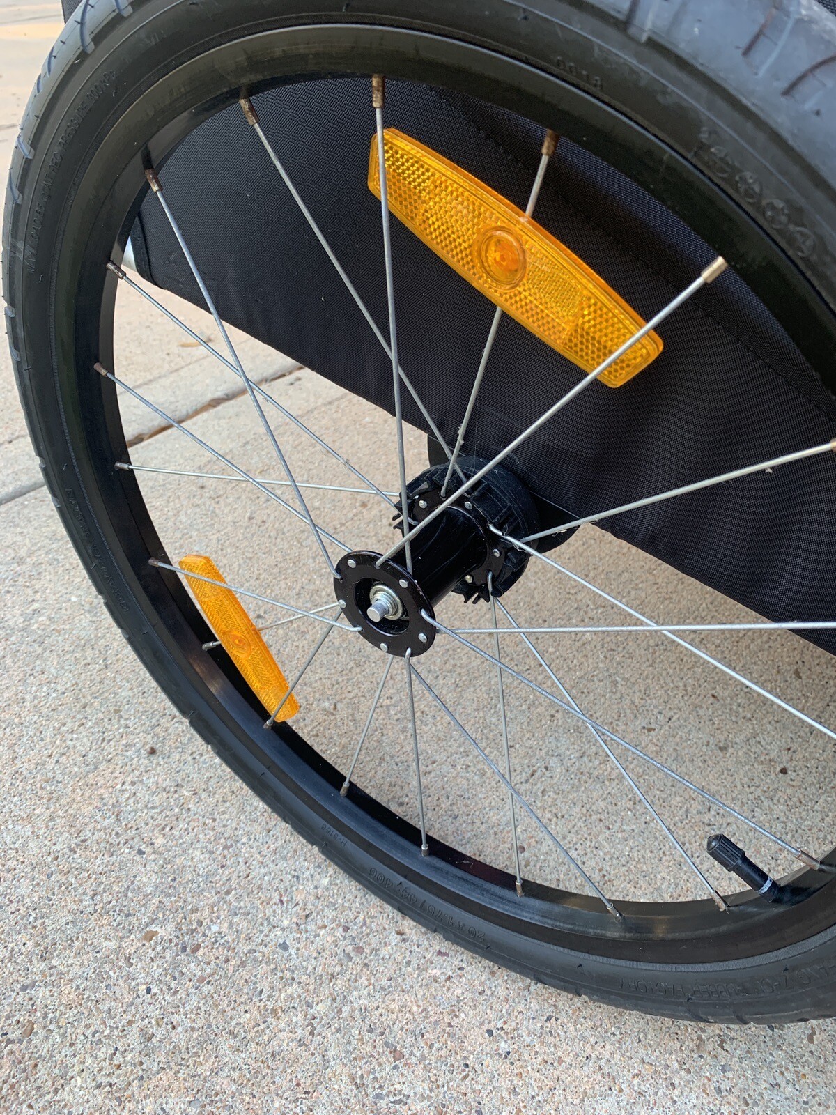 Burley Encore Bike Trailer Cargo Trailer With Stroller Handle & Bike