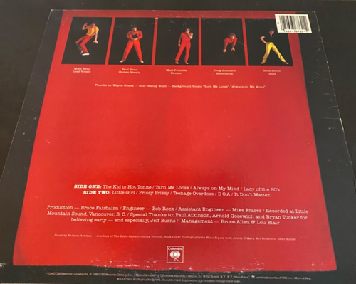 LOVERBOY- Self -Titled (1980) JC 36762- COLUMBIA-Vinyl LP - Excellent - Picture 2 of 4
