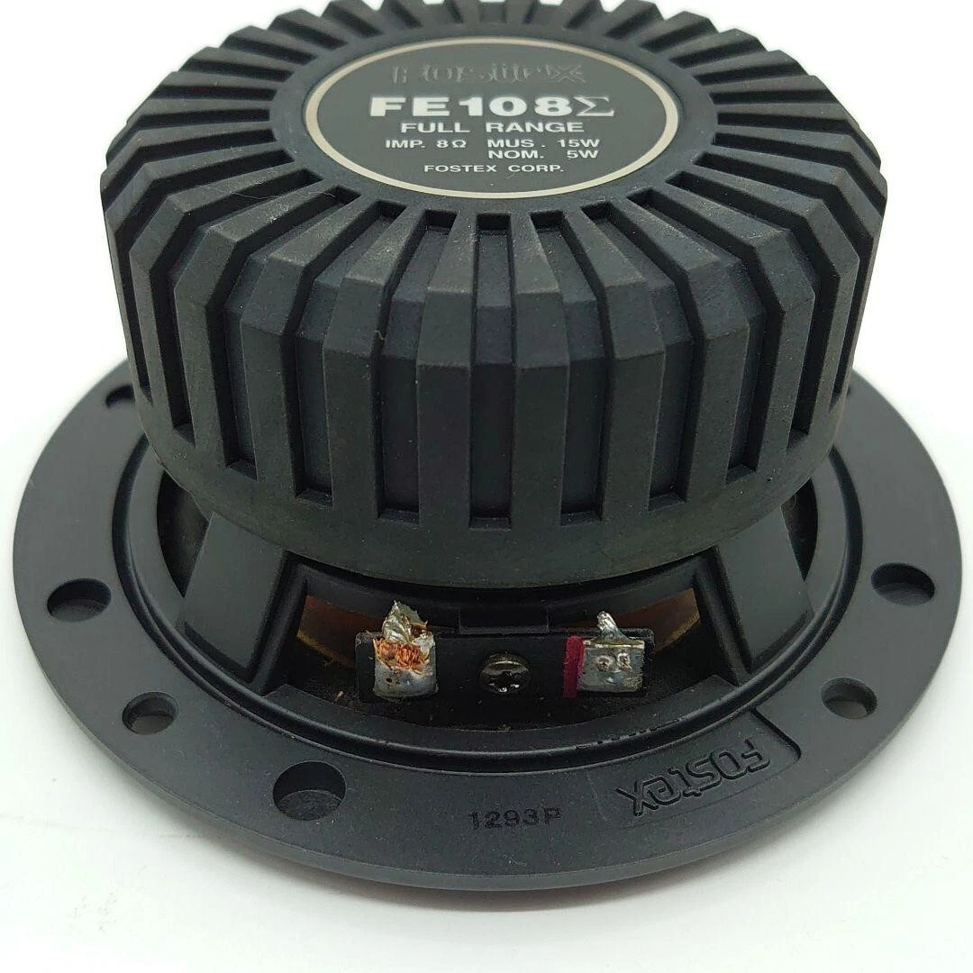 FOSTEX FE108Σ speaker 2 pair set unit Confirmed to work USED