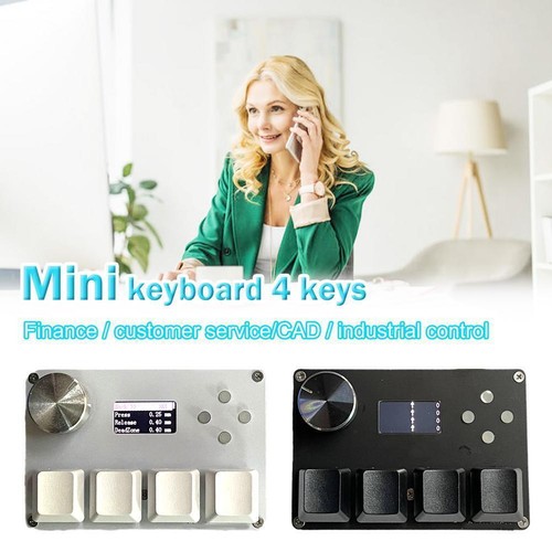 4 Keys Rapid Trigger Magnetic Linear Magnetic Switches Keyboard Screen' A0W A8H8 - Afbeelding 3 van 20