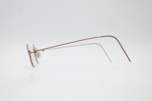 Vintage Glasses Pro Design Denmark Debmark Bronze Oval Eyeglass Frame - Picture 2 of 6