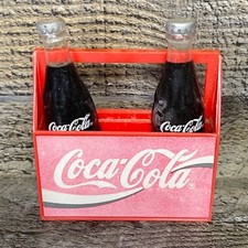 Vintage 1993  Coca Cola Bottles Magnets with Magnet Coca Cola Case Collectible