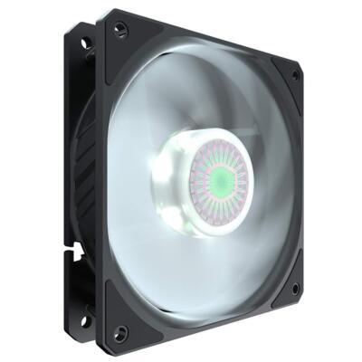 Cooler Master SickleFlow 120 Gehäuse & Lüfter transluzente Blätter weiße LED