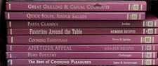 COOKING CLUB AMERICA 8 COOKBOOK LOT 2000s Grill Soup Pasta Poultry etc VINTAGE