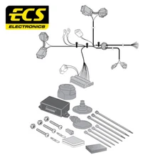 ECS 13 Pin Car Specific Towbar Electrics Wiring For Ford Fiesta Hatch 2012-2017