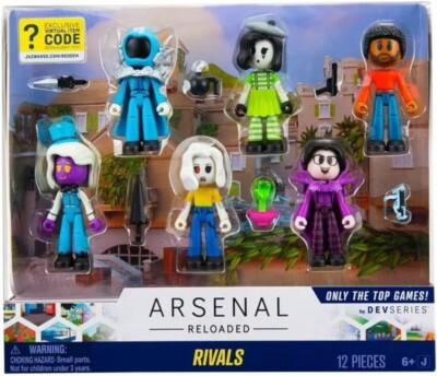 Roblox DEVSERIES Jailbreak Arsenal Reloaded RIVALS Action Figures