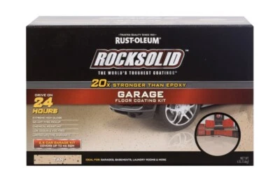 Rust Oleum Rocksolid Garage Floor Coating Kit
