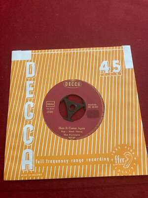 The Fortunes '' Here it comes again'', Vinyl Single , Erstpressung 1965, Excellent