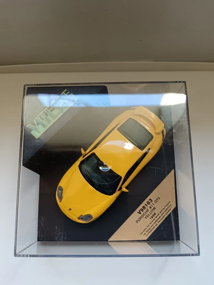 Porsche 911 GT3 Jaune 1998 Vitesse 1/43 - Photo 3/4
