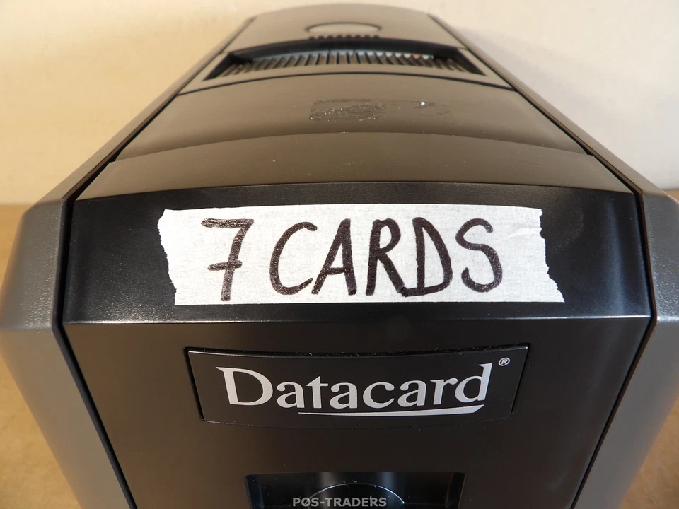 Datacard CD815 Direct to Card ID Card Printer USB LAN - 7 CARDS - TESTED OK - Bild 2 von 4