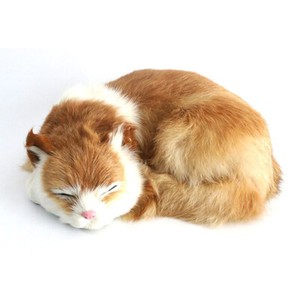 sleeping cat plush