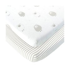 Travel Crib Fitted Sheets Compatible With Guava Lotus, Baby Bjorn, Dream on M...