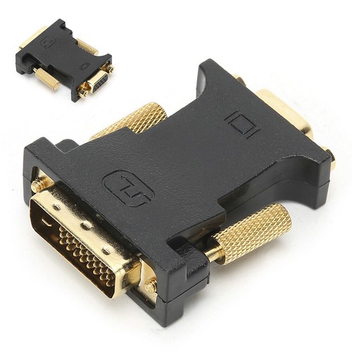 E0401 DVI‑I 24+1 Stecker Auf VGA Buchse Dual Channel Mit Chip Adapter GPU Zu BHC - Photo 10/14