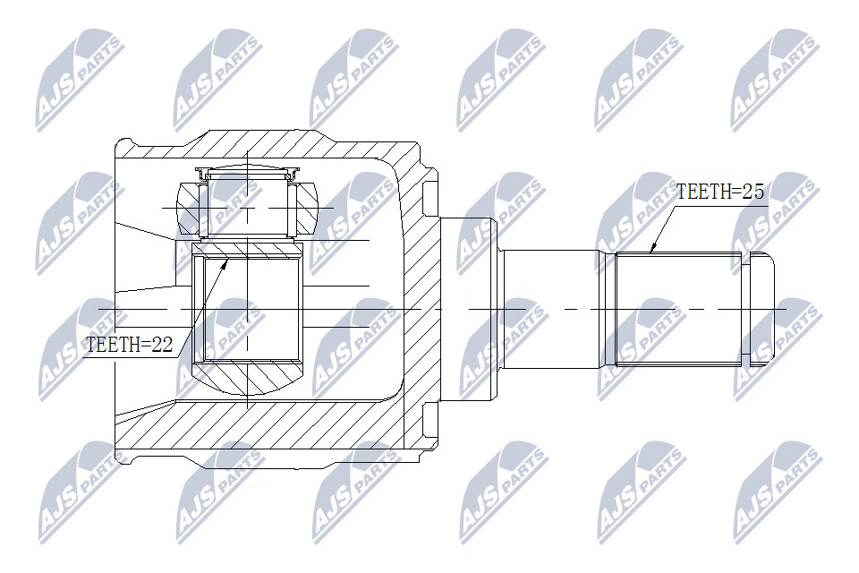 NPW-KA-347 NTY Joint Kit, drive shaft for HYUNDAI,KIA