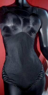 Felina Body schwarz Riviera 5045 90D Korselett Corsage Korsett Mieder Corset