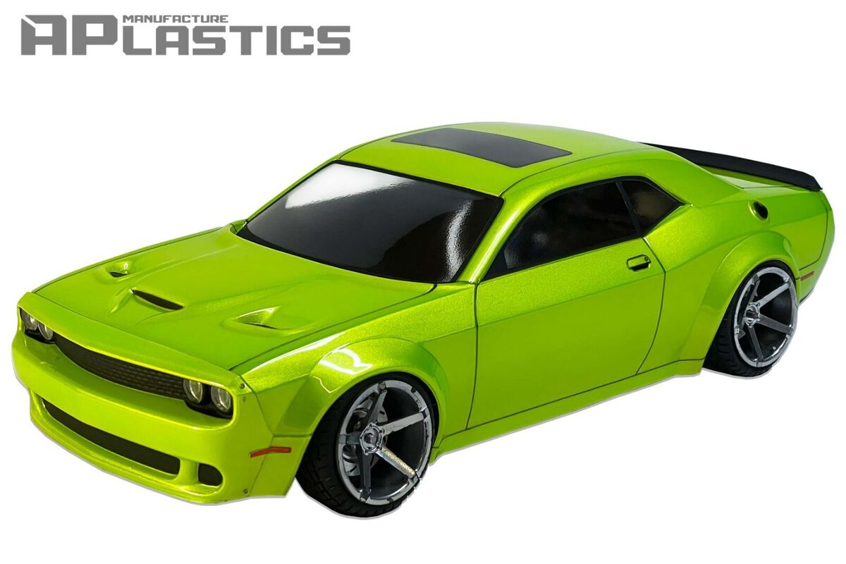 RC Body Car Drift Touring 1:10 Dodge Challenger 2017 style APlastics New  Shell