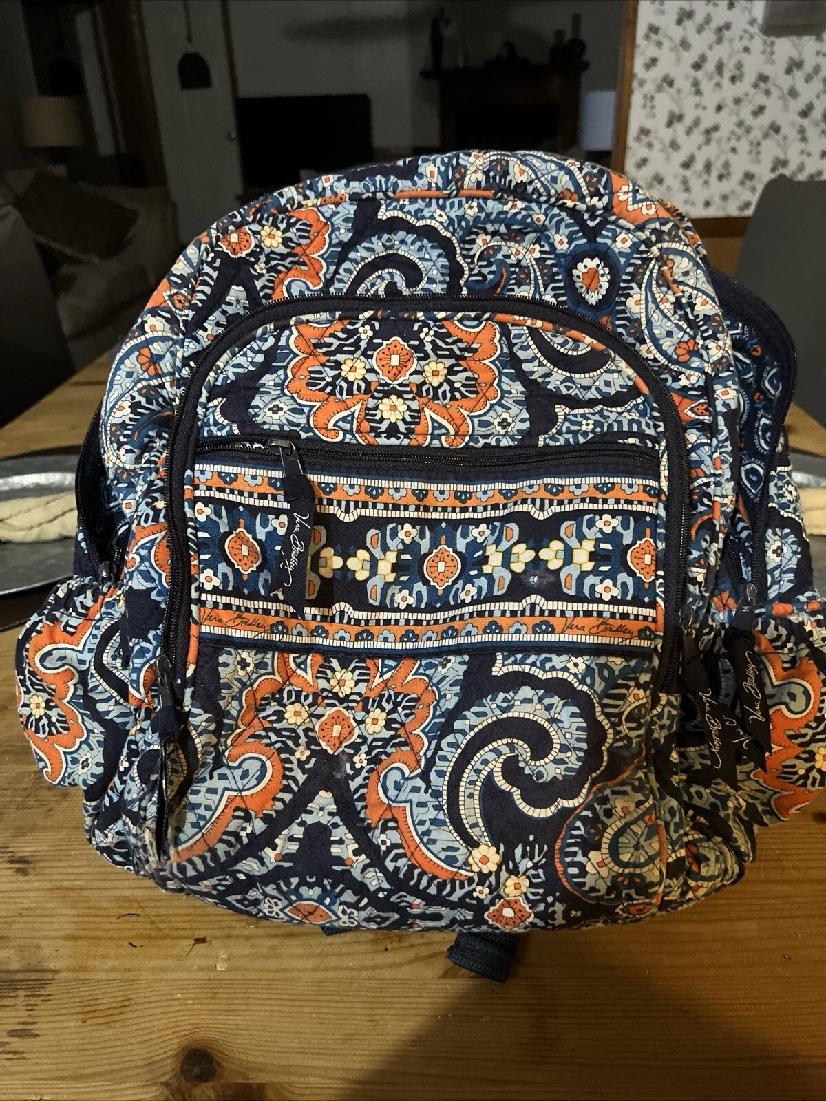 Vera Bradley Backpack Clean Onside And Out