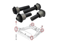 KIT 4 BOCCOLE SILENT BLOCK CULLA PONTE ASSIALE NISSAN QASHQAI RENAULT KOLEOS