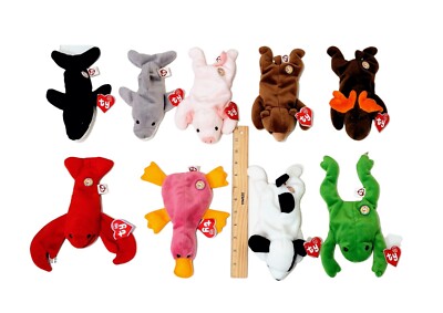 ダブり無し90's ty BEANIE BABYぬいぐるみ72点セット ビーニー ダブり