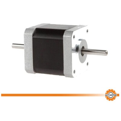 Nema17  Schrittmotor 56oz-in 1.7A 40mm 5mm Dual-Shaft 17HS4417B10 for 3D Printer