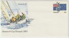1983 Australia Pre-Stamped Envelope - America's Cup Triumph - 30 Cent Stamp