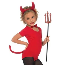 Devil Plush Accessory Kit Kids size O/S Red Costume Forum Novelties