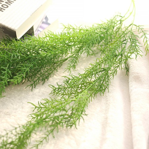 3.4ft Artificial Vine Pine Needle Fake Plant for Home Garden Wall Hanging Decor - Picture 6 of 6