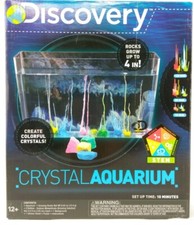 Discovery Kids Crystal Growing Aquarium Kit Magic Rocks New