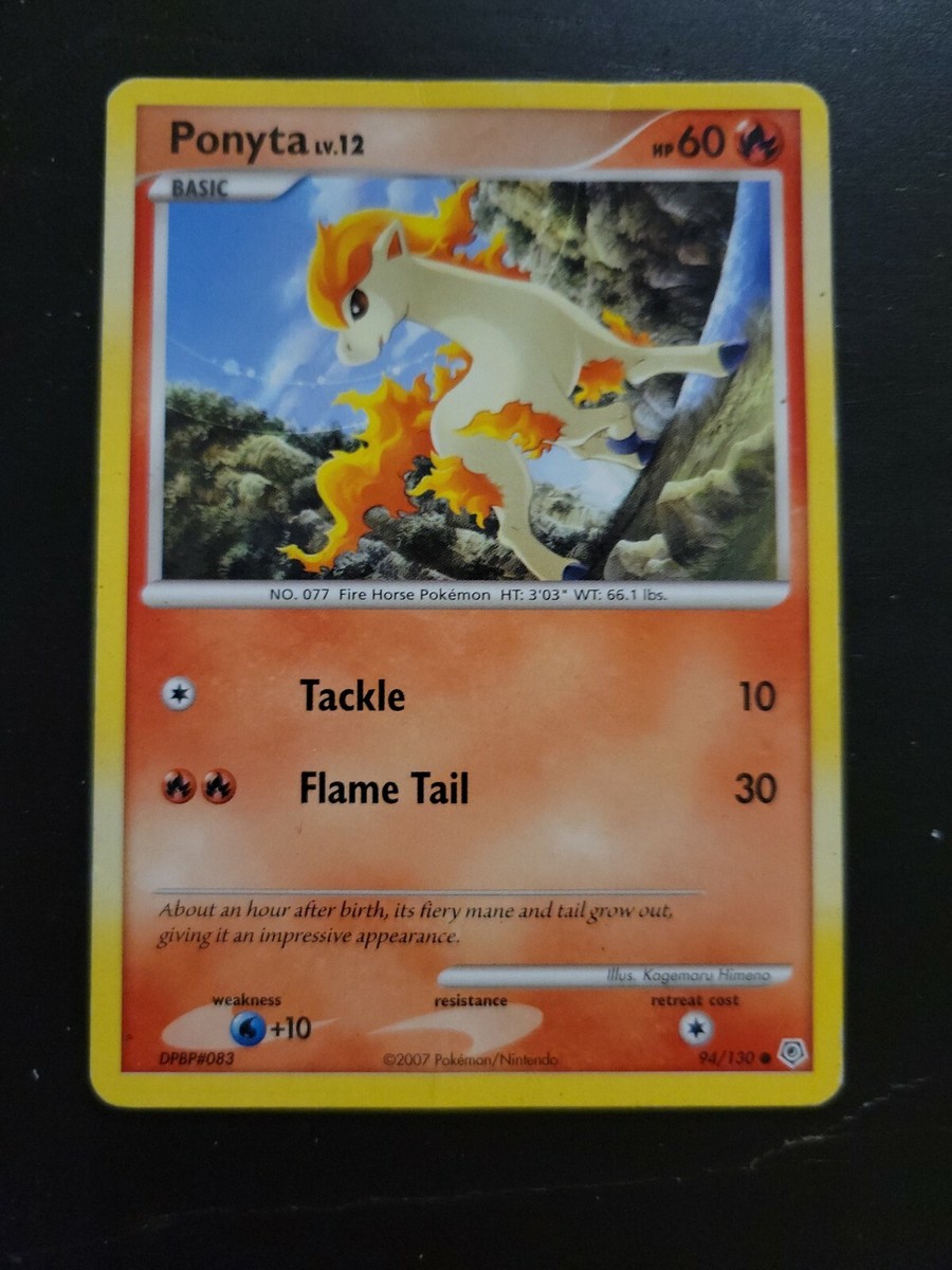 Pokemon TCG Card 2007 Diamond & Pearl - Ponyta 94/130 | eBay