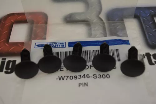 2005-2010 Ford F-150 LH Rear Bed Side Lower Stone Shield Push Pins (5) new OEM