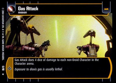 Gas Attack - FOIL - The Phantom Menace - Star Wars TCG