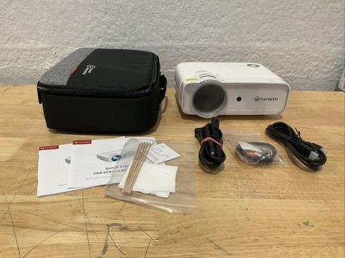 Vankyo Leisure D30T 720p 100 ANSI Wi-Fi Mini Projector - White *USED*