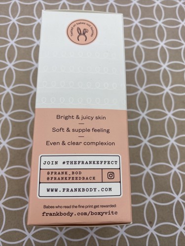 Frank Body ~ Maschera illuminante di vitamina C ~ Taglia completa 1,69 fl oz / 50 ml Nuovo con scatola - Foto 4 di 5