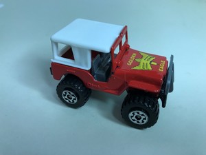 Details About Matchbox Golden Eagle Jeep Wtop Red K