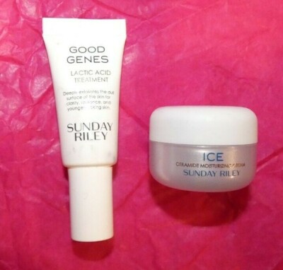 NEW SUNDAY RILEY GOOD GENES Lactic Acid Treatment + ICE Ceramide Moisture Cream