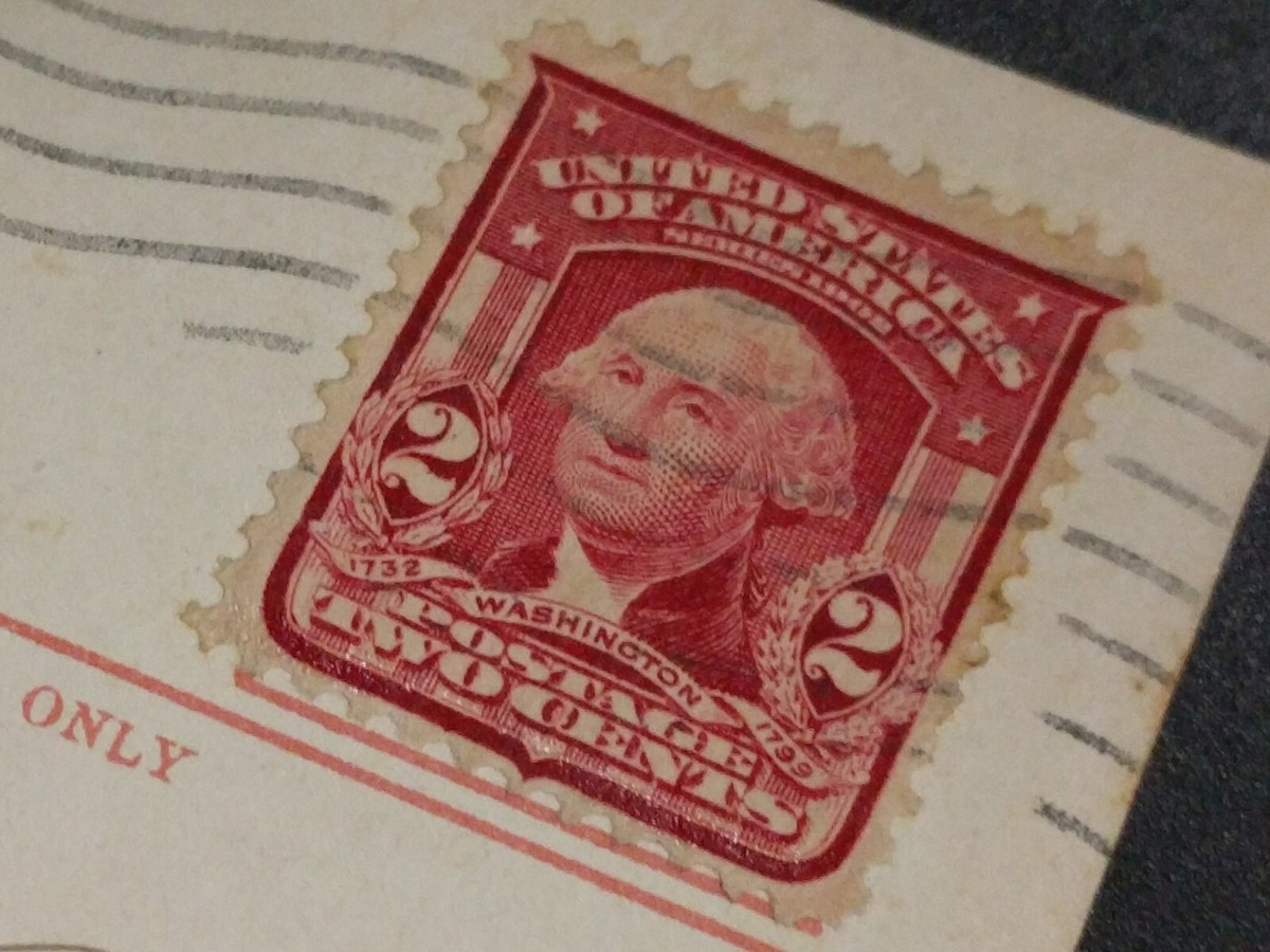 SERIES 1902 George Washington 2 Cent Stamp | eBay