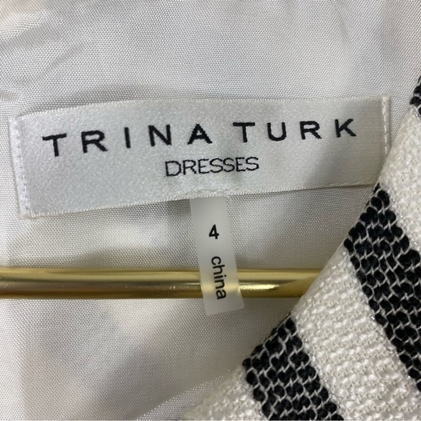 Trina Turk geometric design dress with pockets - image 7