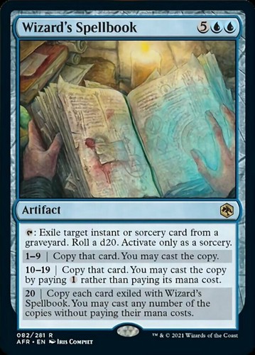 Wizard's Spellbook x1 NM Magic the Gathering 1x Adventures in the Forgotten Real