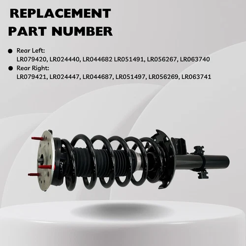 Pair Rear L+R Shock Absorber Struts Magnetic For Range Rover Evoque L538 12-18 - Picture 8 of 11