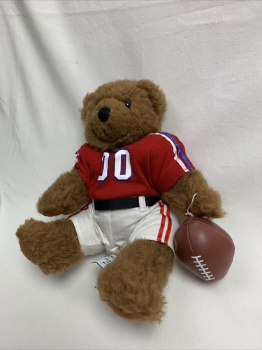 Russ Berrie Vintage Plüsch L’il Touchdown Football Teddybär 8 Zoll patriotisch - Bild 2 von 6