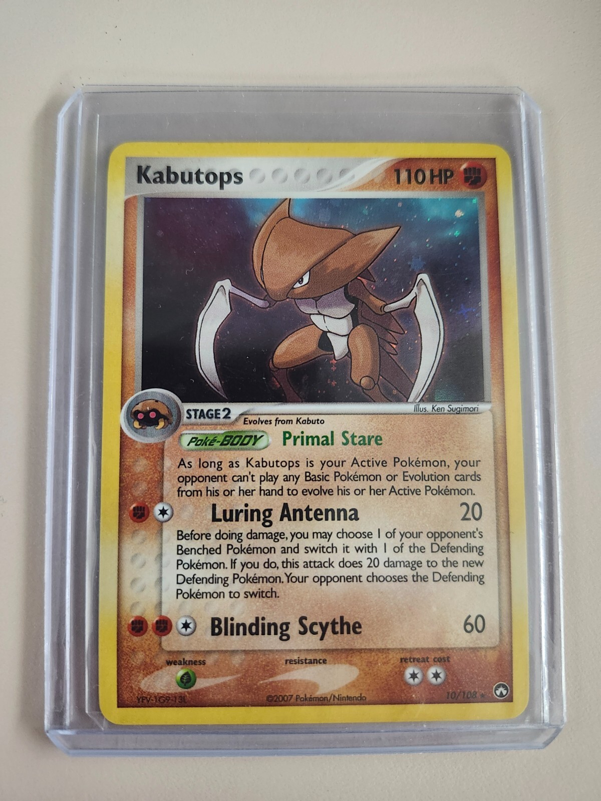 Kabutops Holo Rare 10/108 Pokemon Power Keepers NM! Great condition fast ship!!