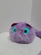 Pomsies Pom Pom Pet Speckles Plush Purple Kitty Cat Interactive '18 Tested Works
