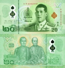 THAILAND - Thailand 20 bath 2022 Polymer UNC - FDS 