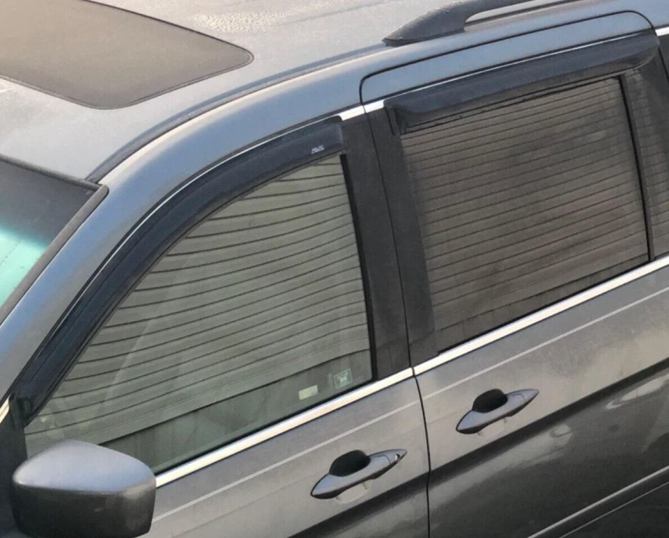 Protectores de lluvia con cinta AVS viseras de ventilación pantalla para mini furgoneta Honda Odyssey 2008-2010 Foto 2 de 3