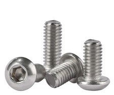 304 Stainless Steel Hex Socket Bolts Button Head Screw M6 M8 M10 M12