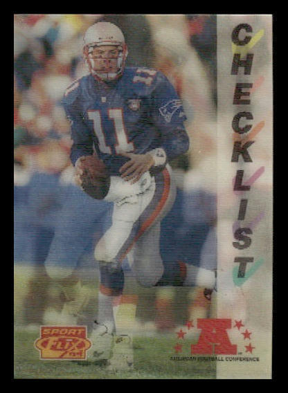 1995 Sportflix #170 Drew Bledsoe New England Patriots