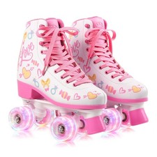METROLLER Classic Roller Skates Girls Women's Quad Skates with Light up Wheel...